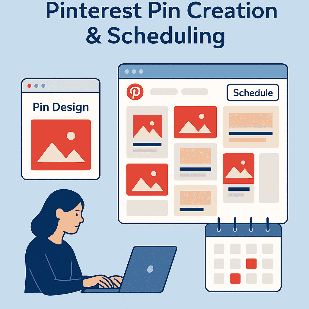 Pinterest Pin Creation & Scheduling